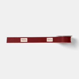 Maßgeschneiderte Floral Satin Ribbon Satinband
