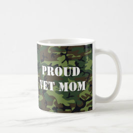 Maßgeschneiderte Forest Green Camouflage Muster Ta Kaffeetasse