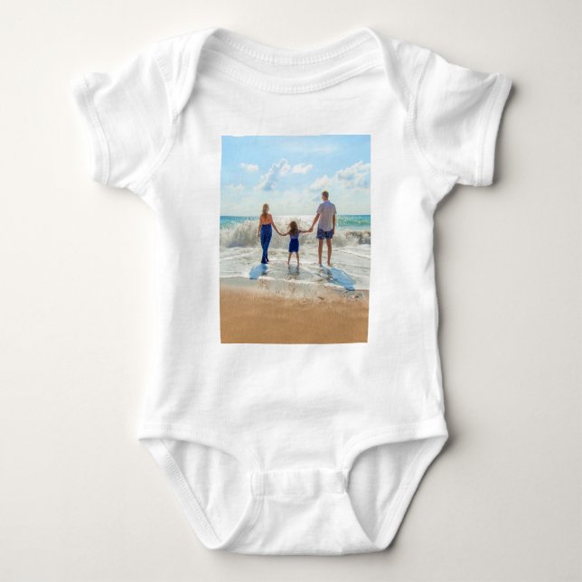 Maßgeschneiderte Foto Kinderkarosserie für Ihre Li Baby Strampler (Vorderseite)