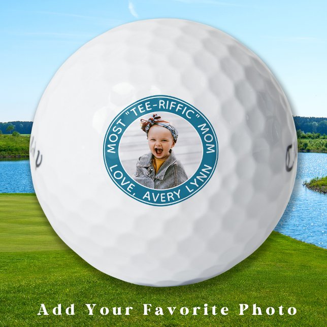 Maßgeschneiderte Foto MAMA Personalisiert Trendy M Golfball (Von Creator hochgeladen)