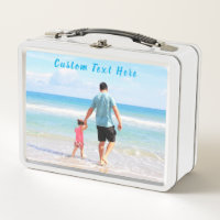 Maßgeschneiderte Foto-Metal-Lunch Box Ihre Fotos u