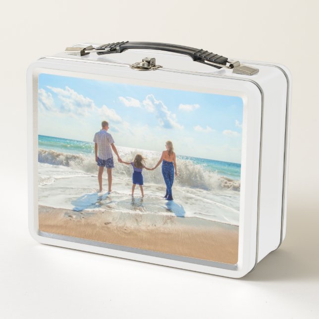 Maßgeschneiderte Foto-Metal-Lunch-Box Personalisie Metall Brotdose (Vorderseite)