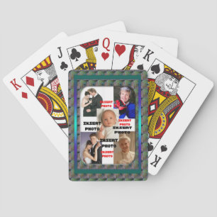 Maßgeschneiderte Fotoabspielkarten Spielkarten