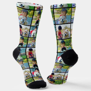 Maßgeschneiderte FotoCollage Socken