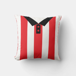 Maßgeschneiderte Fußball-Jersey-Vorlage, rot, Stre Kissen