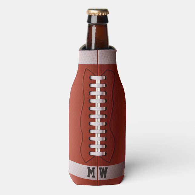 Maßgeschneiderte Fußballflasche cooler Flaschenkühler (Flaschenvorderseite)