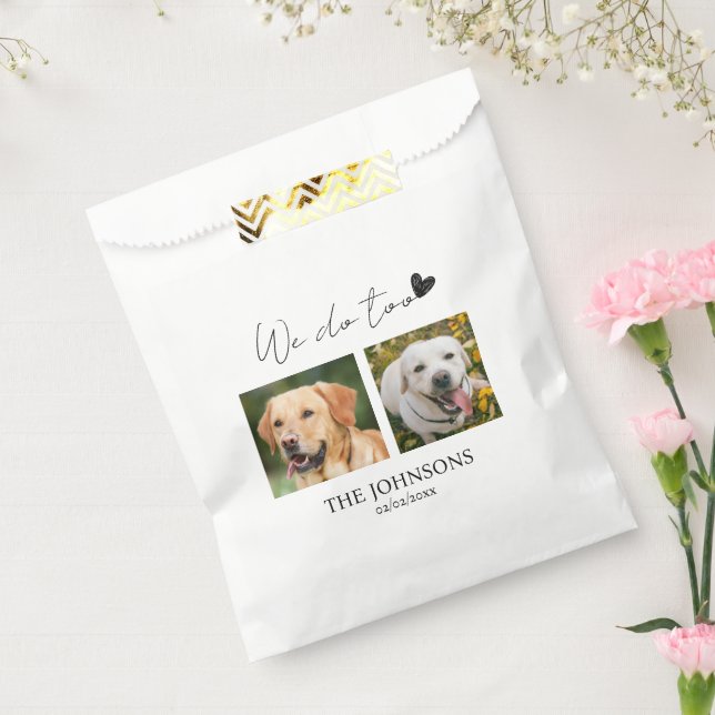 Maßgeschneiderte Gastgeschenk Hochzeit Geschenktütchen (Versiegelt)