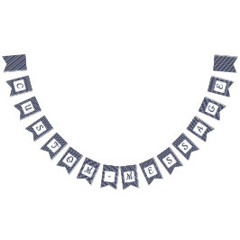 Maßgeschneiderte, geschliffene Preppy-Jagd Wimpelkette