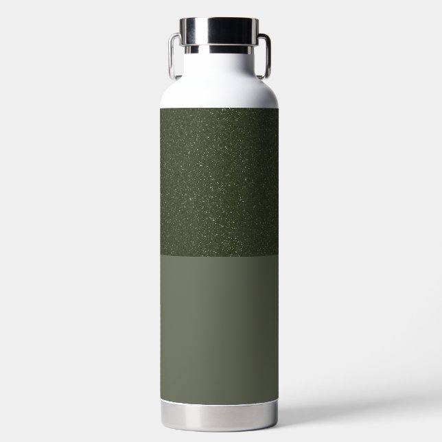 Maßgeschneiderte, gesprenkelte obere grüne Flasche (Vorderseite)