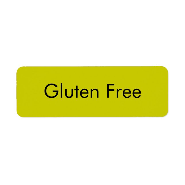 Maßgeschneiderte GLUTEN-KOSTENLOSE Bäckereimarken (Vorne)
