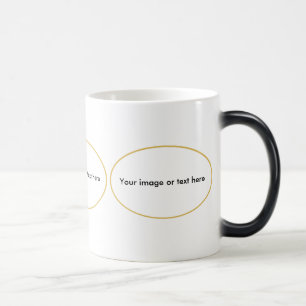 Maßgeschneiderte Golden Frame-Tasse Verwandlungstasse