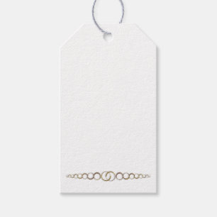 Maßgeschneiderte "Golden" Schmuck- oder Geschenkka Geschenkanhänger