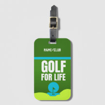Maßgeschneiderte Golf Club Gepäckmarke