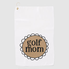 Maßgeschneiderte GOLF-MAMA-Skalierung Golfhandtuch