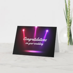 Maßgeschneiderte Gratulationen Hochzeitsszenarien Karte