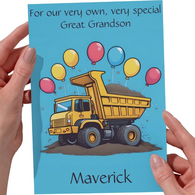 Maßgeschneiderte Große Geburtstagskarte Ankündigung (Von Creator hochgeladen)