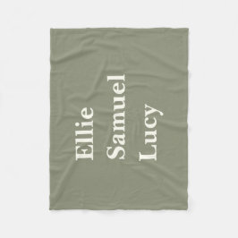 Maßgeschneiderte Großkinder nennen stilvolle rusti Fleecedecke