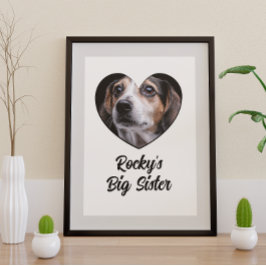 Maßgeschneiderte Großschwester für Foto Poster