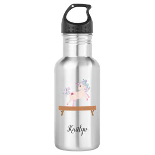 Maßgeschneiderte Gymnastik Unicorn Wasserflasche