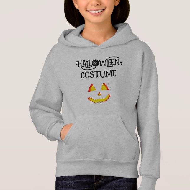 Maßgeschneiderte HALLOWEEN COSTUME Funny Gag Kinde Hoodie (Vorderseite)