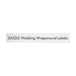 Maßgeschneiderte Hochzeitsadressen 1" x 7,25" 24 E Rundum-Adressaufkleber