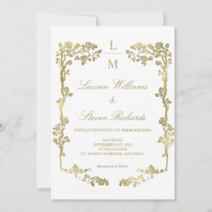 Maßgeschneiderte Hochzeitsarbeiten mit weißem und  Einladung
