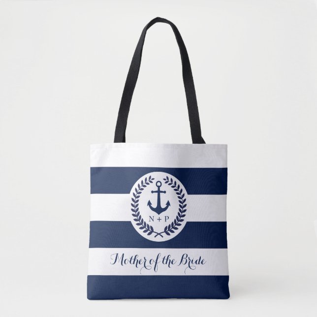 Maßgeschneiderte Hochzeitsfeier für die Nautische  Tasche (Vorderseite)