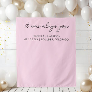 Maßgeschneiderte Hochzeitsfeier Moderne Bohemische Wandteppich