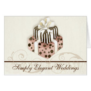 Maßgeschneiderte Hochzeitstorte Moderne Dot Stripe