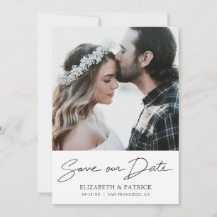 Maßgeschneiderte Hochzeitsvorlage Save the Date mi