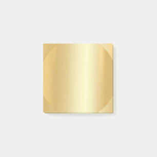 Maßgeschneiderte Imitate Gold Blank Elegante Moder Post-it Klebezettel
