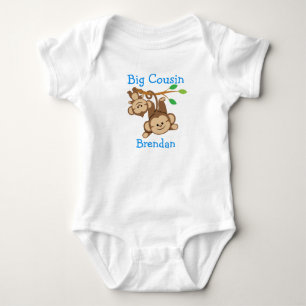 Maßgeschneiderte junge Affen Großer Cousin Baby Strampler