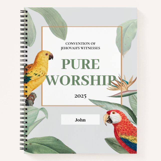 Maßgeschneiderte JW-Konvention von 2025: Reinvereh Notizbuch (Vorderseite)