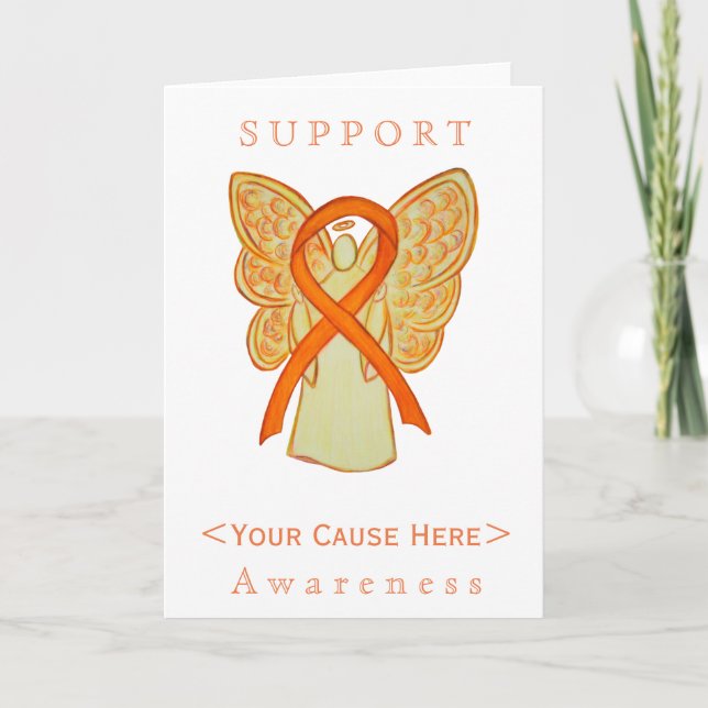 Maßgeschneiderte Karte für den Orange Awareness Ri (Vorderseite)