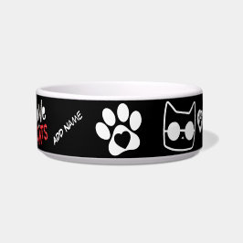 Maßgeschneiderte Katzenschale - Personalisiertes K Napf