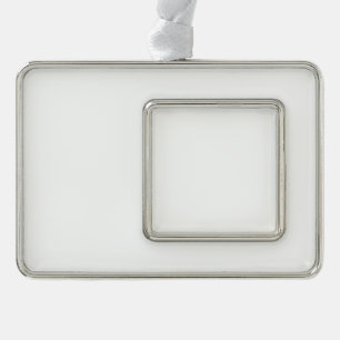 Maßgeschneiderte Keramik & Snowflake Ornamente P Rahmen-Ornament Silber