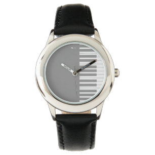 Maßgeschneiderte Klaviertasten Armbanduhr