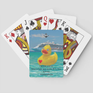 Maßgeschneiderte Kreuzente Spielkarten