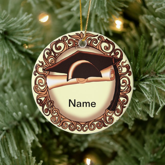 Maßgeschneiderte Kupferschablone Keramikornament (Baum)