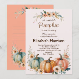 Maßgeschneiderte KürbisBaby-Dusche Einladung