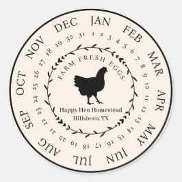 Maßgeschneiderte landwirtschaftliche Betriebe Datu Runder Aufkleber