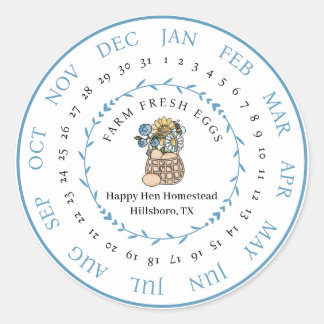 Maßgeschneiderte landwirtschaftliche Betriebe Datu Runder Aufkleber