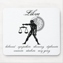 Maßgeschneiderte Libra-Skalen im griechischen Stil Mousepad