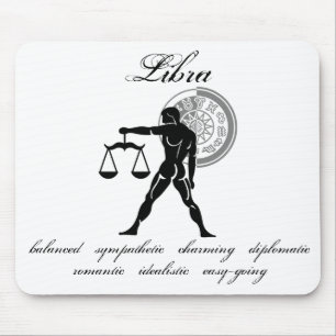 Maßgeschneiderte Libra-Skalen im griechischen Stil Mousepad