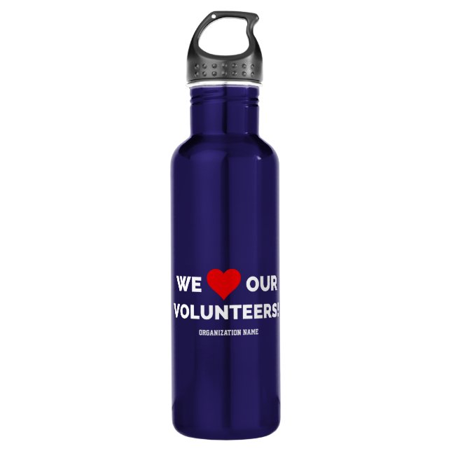 Maßgeschneiderte Liebe unserer Freiwilligen Edelstahlflasche (Vorderseite)
