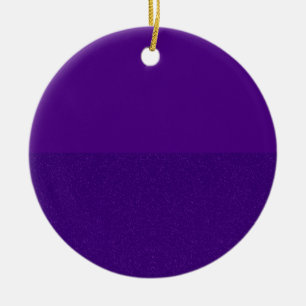 Maßgeschneiderte Lila Glitzer-Unterdekoration Keramik Ornament