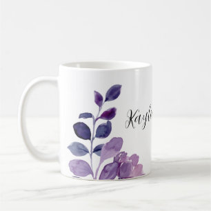Maßgeschneiderte Lilac Floral Kaffeetasse