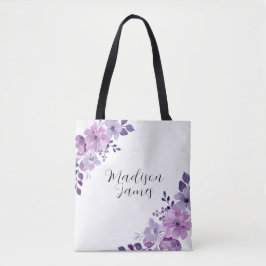 Maßgeschneiderte Lilac Floral Tasche
