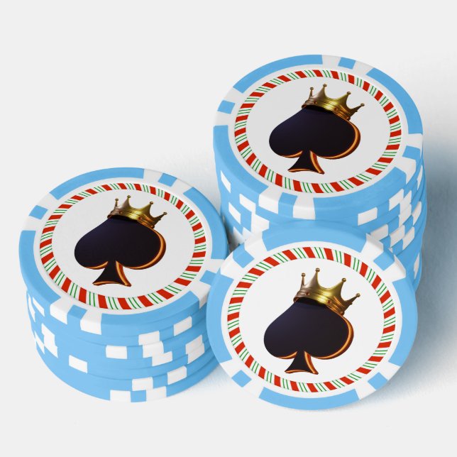 Maßgeschneiderte Markendarstellung mit Crown 3D Re Pokerchips (Stapel)