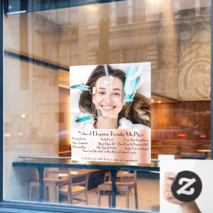 Maßgeschneiderte Med Wellness-Center Schönheitsbeh Fensteraufkleber